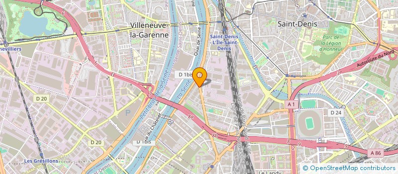 localisation de l'entreprise OL BAT  SAINT-DENIS