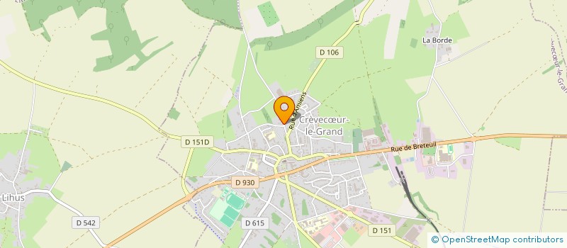 localisation de l'entreprise OL CONSULTING  CREVECUR-LE-GRAND