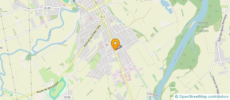 localisation de l'entreprise OL DECO AGENCEMENTS  GRENADE SUR GARONNE