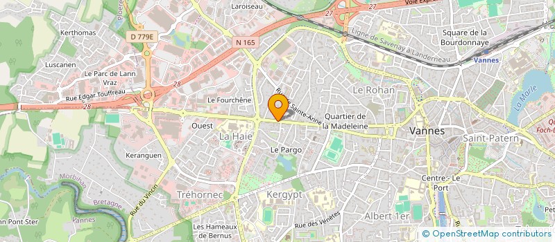 localisation de l'entreprise OL FRANCHISING à VANNES