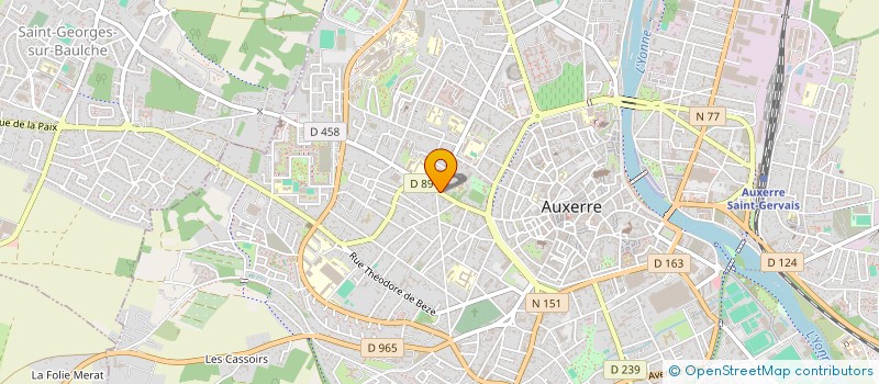 localisation de l'entreprise OL'IMMOBILIER à AUXERRE