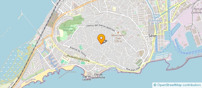 localisation de l'entreprise OL INVEST  SETE