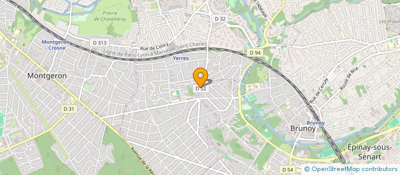 localisation de l'entreprise OL INVESTISSEMENTS  BRUNOY