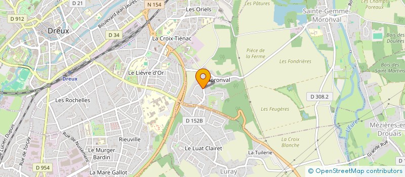 localisation de l'entreprise OL LUTTE DE DREUX ATLAS à SAINTE-GEMME-MORONVAL