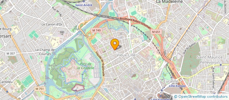 localisation de l'entreprise OL VISION à LILLE
