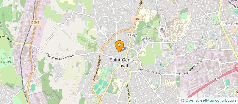 localisation de l'entreprise OLA 2  SAINT-GENIS-LAVAL