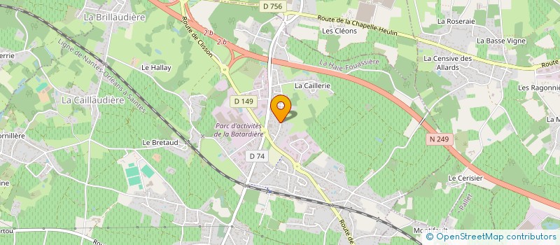 localisation de l'entreprise OLA  LA HAIE-FOUASSIERE