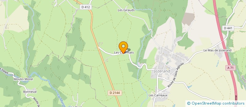 localisation de l'entreprise OLA  JOZERAND