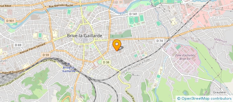 localisation de l'entreprise OLA BG  BRIVE-LA-GAILLARDE