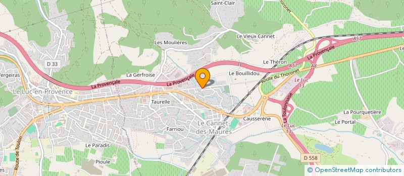 localisation de l'entreprise OLA C LILI  LE CANNET-DES-MAURES