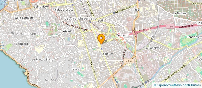 localisation de l'entreprise OLA COMPTA  MARSEILLE