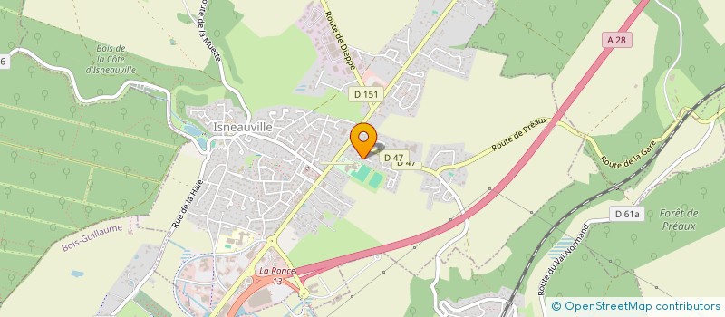 localisation de l'entreprise OLA CREATIONS  ISNEAUVILLE
