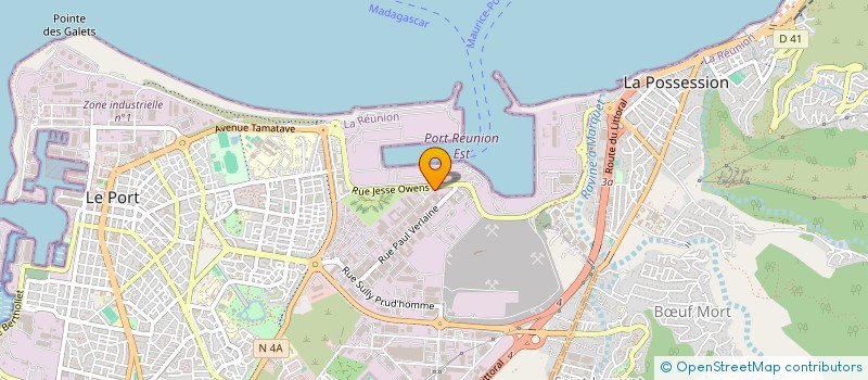 localisation de l'entreprise OLA ENERGY REUNION  LE PORT