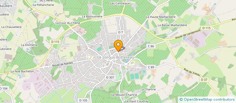 localisation de l'entreprise OLA EVENTS  LE LOROUX-BOTTEREAU