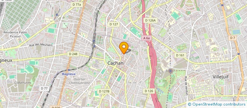 localisation de l'entreprise 'OLA-ROCK'  CACHAN