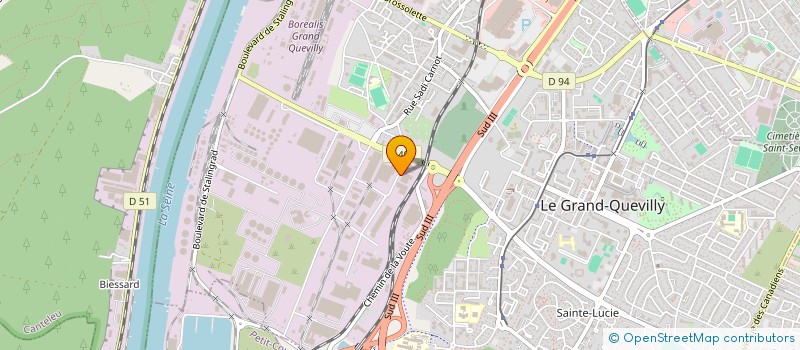 localisation de l'entreprise OLA TRAITEUR à LE GRAND-QUEVILLY