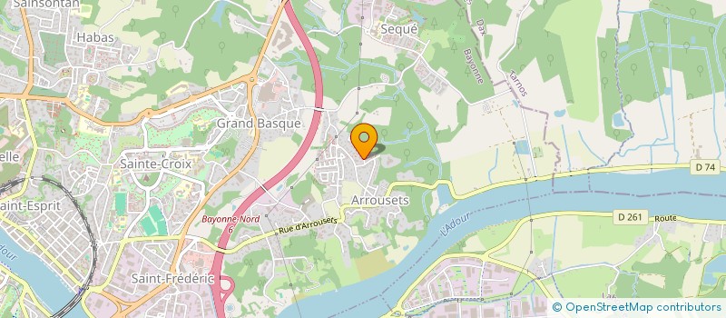 localisation de l'entreprise OLA40 à BAYONNE