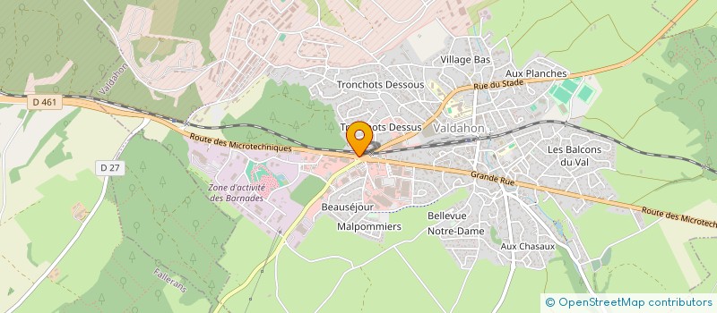 localisation de l'entreprise OLABE  VALDAHON