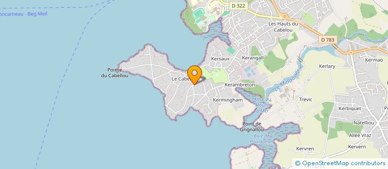 localisation de l'entreprise OLAD à CONCARNEAU