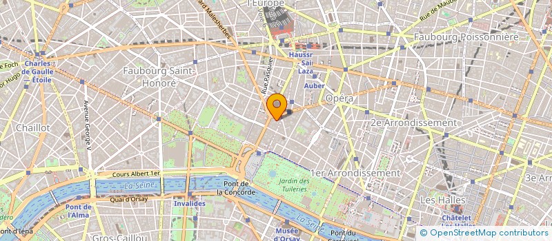 localisation de l'entreprise OLAF  PARIS