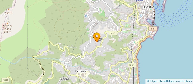 localisation de l'entreprise OLAF à BASTIA
