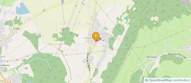 localisation de l'entreprise OLAF B PRODUCTION  LEYRIEU