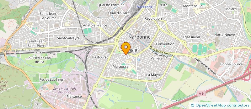 localisation de l'entreprise OLAF EURL à NARBONNE