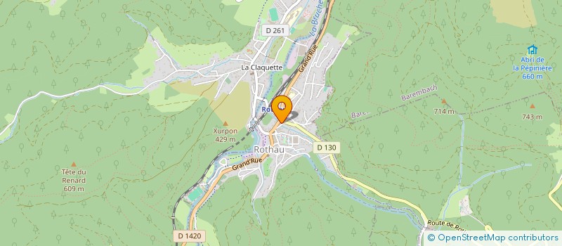 localisation de l'entreprise OLAF IMMO  ROTHAU