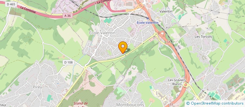 localisation de l'entreprise OLAF STUDIO à ECOLE-VALENTIN