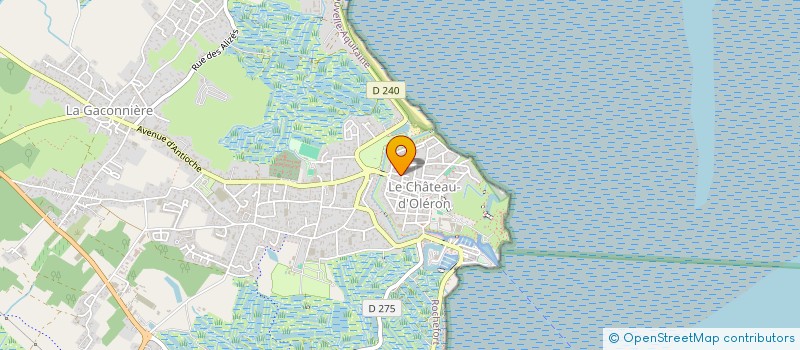 localisation de l'entreprise OLAFOCK  LE CHATEAU-D'OLERON