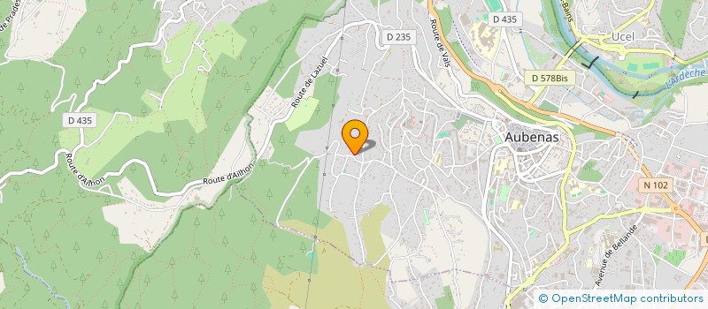 localisation de l'entreprise OLAGNOL à AUBENAS