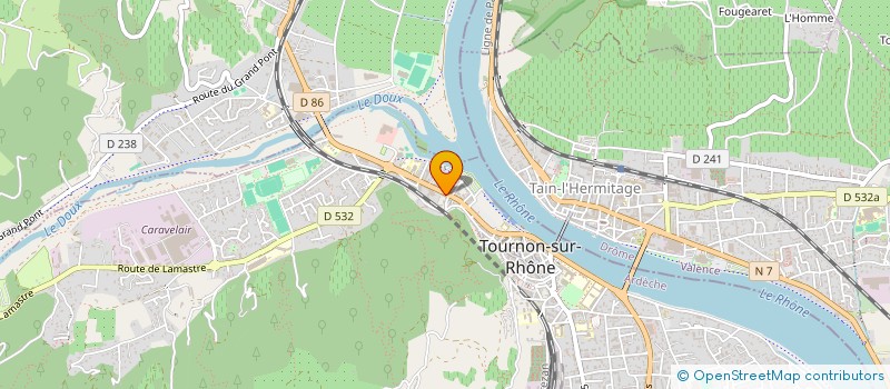 localisation de l'entreprise OLAGNON ENERGIES à TOURNON-SUR-RHONE