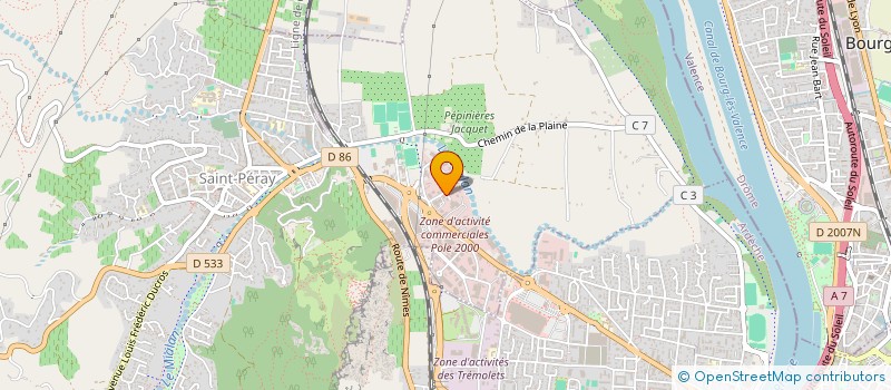 localisation de l'entreprise OLAGNON IMMOBILIER  SAINT-PERAY