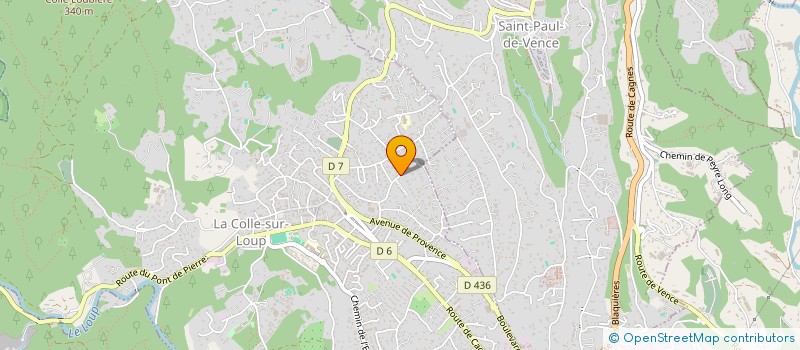 localisation de l'entreprise OLAGON BY S à LA COLLE-SUR-LOUP