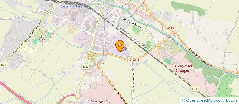 localisation de l'entreprise OLAGRI SEMENCES à CASTELNAUDARY