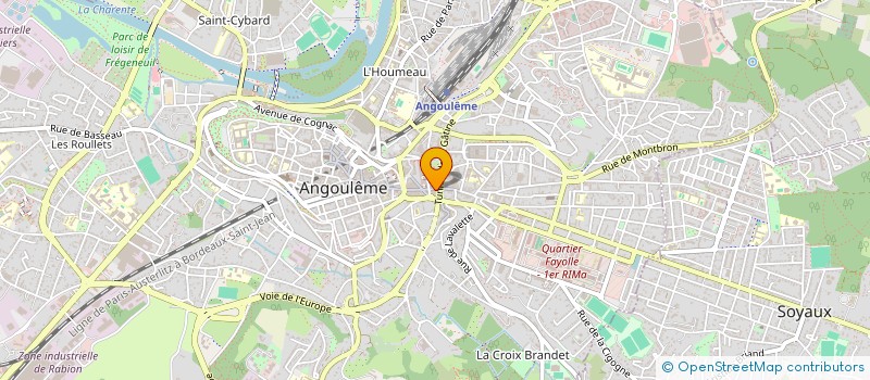 localisation de l'entreprise OLAIZOLA à ANGOULEME