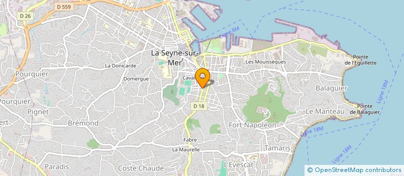 localisation de l'entreprise OLALA CONCIERGERIE  LA SEYNE-SUR-MER