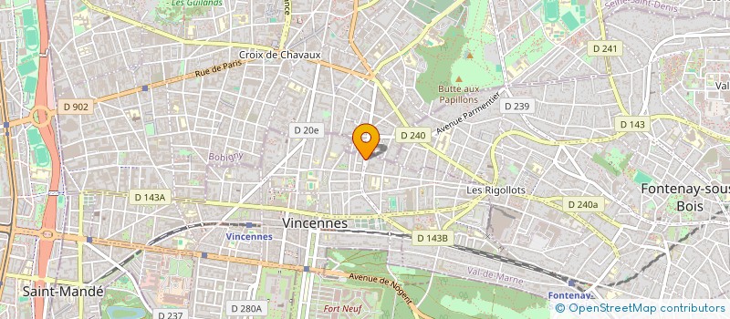 localisation de l'entreprise OLALIA à VINCENNES