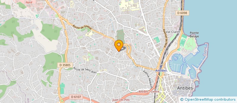localisation de l'entreprise OLALYS à ANTIBES