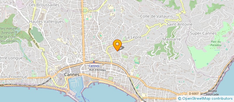 localisation de l'entreprise OLAM GLOBAL TRADE à CANNES
