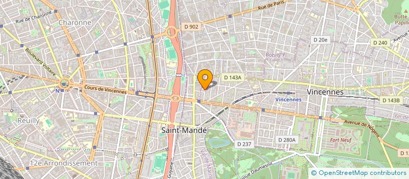 localisation de l'entreprise OLAM HATORA  VINCENNES