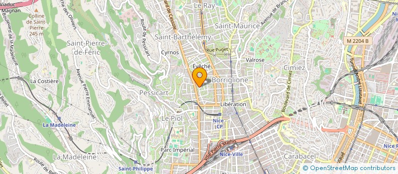 localisation de l'entreprise OLAM IMMO à NICE