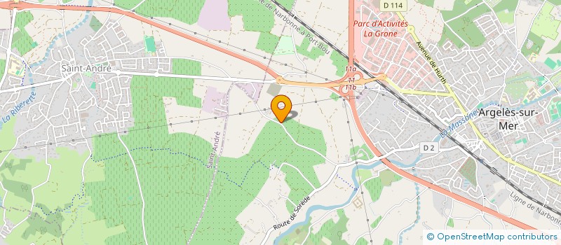 localisation de l'entreprise OLAMAN à ARGELES-SUR-MER