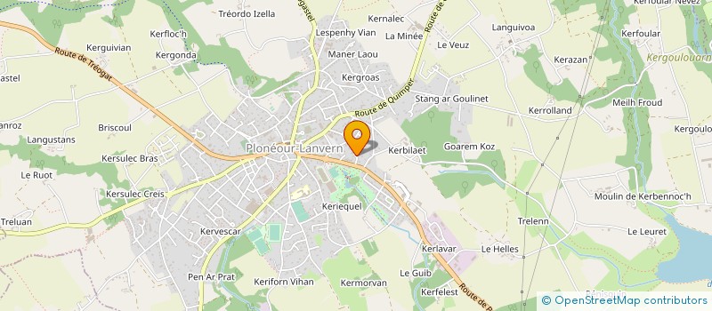 localisation de l'entreprise OLAMERFISH à PLONEOUR-LANVERN