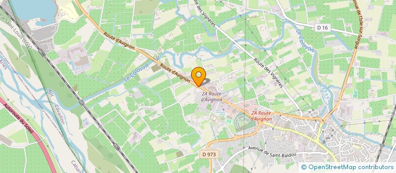 localisation de l'entreprise OLAN  CAVAILLON