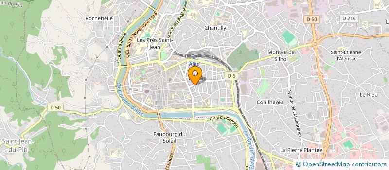 localisation de l'entreprise OLAN  ALES