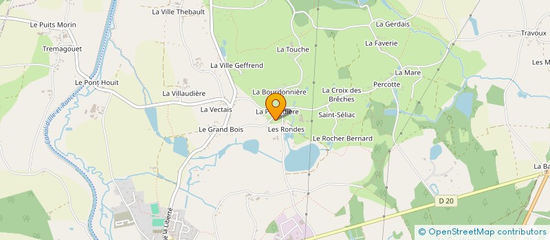 localisation de l'entreprise OLANGE  QUEBRIAC