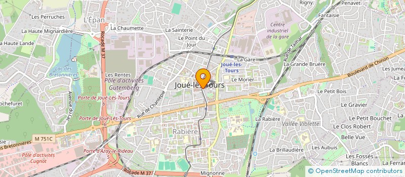 localisation de l'entreprise OLANJALI  JOUE-LES-TOURS
