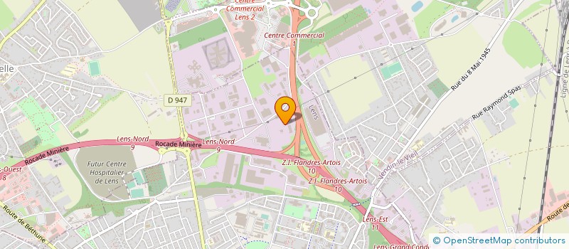 localisation de l'entreprise OLANO LENS  SAINT-JEAN-DE-LUZ