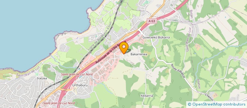 localisation de l'entreprise OLANO VESOUL  SAINT-JEAN-DE-LUZ